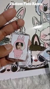 KEYCHAIN LABUBU CUSTOM WAJAH DAN FOTO GANTUNGAN KUNCI CUSTOM LAGU