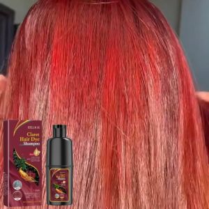 【Favorable Discount】EELHOE Hair Dye Shampoo Moisturizing Scalp Care Turns Hair Shine Color Wine Red/Coffee/Silver Gray 100ml