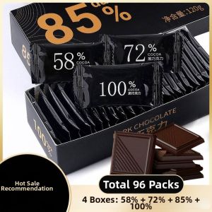 Pure Dark Chocolate Cocoa Low Sugar Ketogenic Fitness Snack