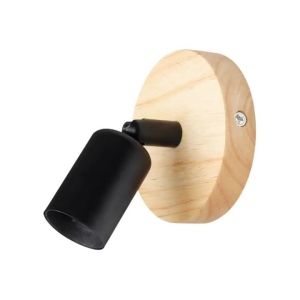 Đèn Tường LED Gỗ Bắc Âu Hiện Đại E27 Đèn Ngủ Trong Nhà Trang Trí Nhà Cửa Phòng Ngủ Phòng Khách Đèn Tường LED Tích Hợp