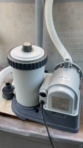 Bestway Flowclear Cartridge Filter Pump (1500gph) Compatible with Intex Pools