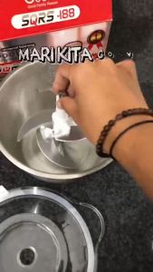 Blender Chopper Stainless 2L Multifungsi Penggiling Daging Elektrik Penggiling Mixer