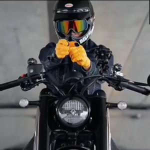 GM4 Motowolf With CE Certication Classic Motorcycle Gloves Goat Leather Perforation Cycling Bicycle Moto Gloves Full Finger Touchscreen Glove