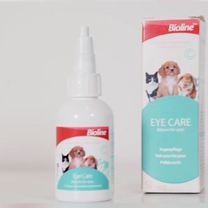 โลชั่นทำความสะอาดรอบดวงตาและคราบน้ำตาสำหรับสุนัข แมว และกระต่าย - Bioline Eye Care 50ml. (ราคาเสริม)