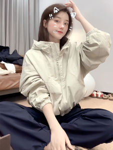 TIANQIANHUI | Korean Stylish Short Thin Womens Outdoor Jacket