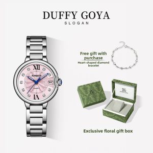 DUFFY GOYA | Niche Luxury Diamond-Studded Waterproof Womens Watch