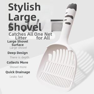 Fine-Hole Sand Scoop For Tofu Litter