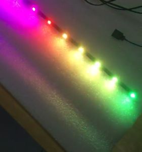 Thanh led RGB độ dài 330mm dùng trang trí case PC vỏ mặt trước máy tính - Đồng bộ sys main Aura