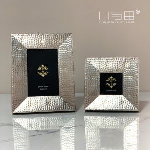 Elegant European French Style Gold Wooden Square Photo Frame 3 6 7 Inch Tabletop Decorations for Living Room Entrance