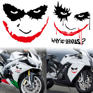 Joker Hahaha Why So Serious? Reflective Car Stickers Decor Motorcycle Moto Body Helmet Windshield Fuel Tank Decals Accessories