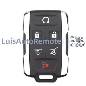 Chìa Khóa Xe Ô Tô Fob Vỏ Bao Da Thay Thế 3/4/5/6 Nút Điều Khiển Từ Xa Dành Cho Xe Chevrolet Tahoe Ngoại Thành GMC Sierra Canyon Yukon ABS + Kim Loại