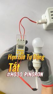 Công tắc hẹn giờ bật tắt điện 220V HG30 công suất lớn 30A