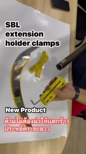 เคียวตัดปาล์ม SBL MASTER PRO ตัวใหม่ มีรู 2 รูที่สันเคียว เคียวคอสั้นเหล็กสปริงเยอรมัน ชุดประกบด้ามเคียวเเละตัวรัด ขนาด 32 มิล ทั้งหมด เคียวไม่ต้องลับ