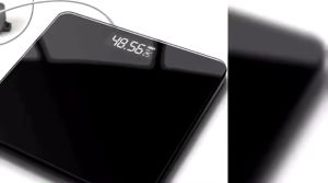 PROMOTimbangan Badan Digital 26x26 180kg  Kaca Black Hitam Scale Electronik Body Fitness