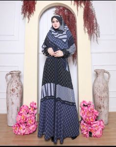 Kode:  🌸Larissa set hijab🌸  Bahan: katun premium mix seruty bebidol Busui//Gamis sett hijab Auter bisa dilepas//Yunita Lestari Fashion//