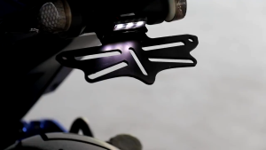 Magnetic Plate Holder Foldable With Light For Sniper 150 With LED Aluminum Alloy Accessories