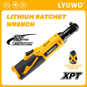 LYUWO 12V 3/8 rechargeable lithium battery wrench stage construction motorcycle maintenance small household appliances.