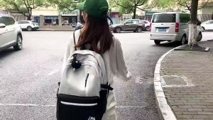 Tas Ransel Pria Wanita Korean Style Buat Sekolah kuliah Muat Laptop