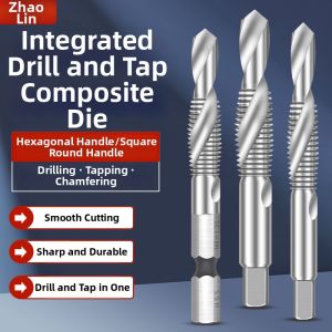 ZHAOLIN | Import Drilling and Tapping Set Combined Tap Tools Hexagonal and Round Shank