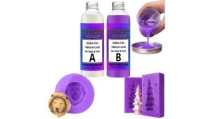 Silicone Mold Making Kit Silicone for Mold Making Highly Elastic Molding Silicone - Suitable for 3D Molds Resin Molds