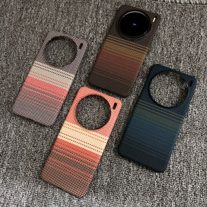 szhaiyu | New Carbon Fiber Kevlar Pattern Phone Case For VIVO X200 Pro Mini X200S Ultra Thin Magnetic Shockproof Cover