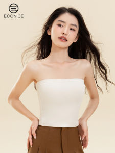 Fleece Lined Bralette Wedding Dress Strapless Vest Womens Winter Thickened Top Dress Warm Underwear Base Layer Wrap Chest