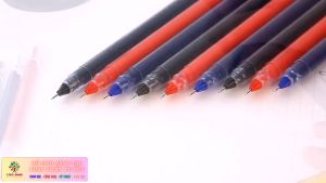 Bút nước-Bút gel 1k - Bút mực nước ngòi 0.5mm ống mực lớn siêu tiết kiệm cho học sinh sinh viên văn phòng. Ống mực nhiều gấp 3 lần bình thường. STEM3G shop