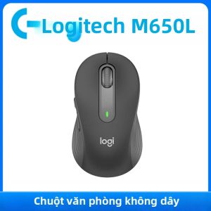 Chuột Ergonomic Logitech M650/M650L Với Phần Khu Vực Ngón Tay Cái Mềm Mại Cảm Biến 4000 DPI Kết Nối Kép Không Dây/cáp Thời Lượng Pin 24 Tháng