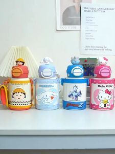 BeddyBear SS316 600ml Open Mouth Smiley Insulation Water Bottle (One Cap Double Drink) 杯具熊开口笑一盖双饮保温杯