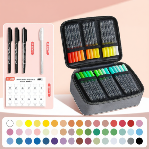 Direct Liquid Non-See-Through Blendable Acrylic Marker Pen 48 Colors