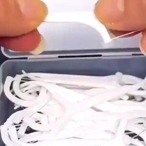 PEPO - Dental Floss Picks Portable Cleaning Floss Tooth Clean Oral Health 牙线棒
