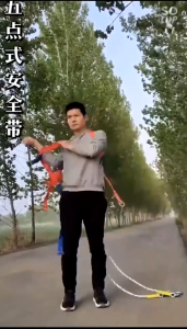 Fall Protection Harness Full Body Safety Harness Construction Adjustable Belt With Hook