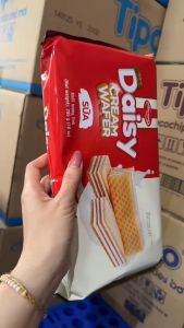 Combo 10 gói Gold Daisy bánh kem xốp vị sữa 285g