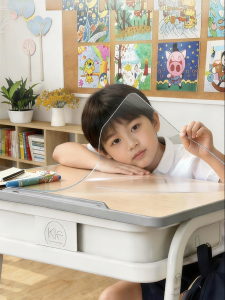 SHULIAN | Transparent Waterproof Desk Mat for Children