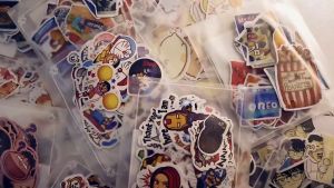 UMI 11-45Pcs Japan DIY Diary Planner Notebook Scrapbook Cute Cartoon Sticker Stationery Stickers 卡通手账素材贴纸