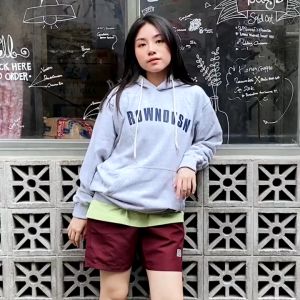 Sweater Hoodie RORWNDVSN Pria Wanita Casual Grey Misty Premium