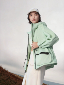 Guvet | Áo Khoác Soft Shell Dành Cho Phụ Nữ Ngắn Ôm Eo