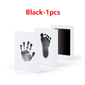 2 Set Newborn Baby DIY Hand And Footprint Kit Ink Pads Photo Frame Handprint Toddlers Souvenir Safe Clean Baby Shower Gift