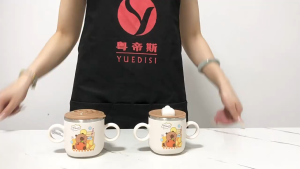 Capybara Baby Training Cup Drinking Cup 304 Stainless Steel Cup Infant Water Bottle with Straw Cawan Bayi