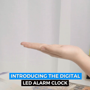 Wireless Charger Time Alarm Clock LED Digital Thermometer Earphone Phone Chargers Fast Charging Dock Station for iPhone Samsung