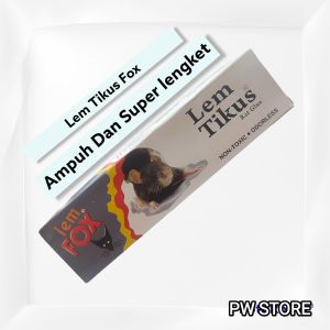 Lem Tikus Cap Gajah & Lem Tikus Fox Super Ampuh ASLI