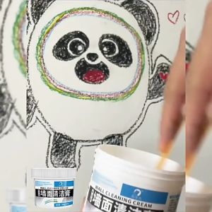Wall Cleaning Cream 300g 墙面污渍清洁剂 –Erase Marks from Crayons & Color 清除彩色铅笔涂鸦