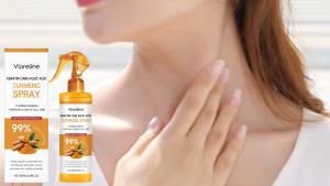 【All-In-One Bottle】Turmeric Spray For Itch Relief Exfoliation And Acne Care Soothes And Cleanses Back And Other Body Skin Hydrating And Moisturizing Spray Viareline (100ml)
