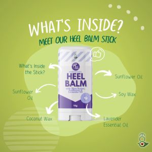 Buy 1 Take 1 Eco Heel Balm Stick Cracked Foot Care Repair Foot Cream Dry Skin Happy Heels Posh Nails