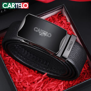 CARTELO | Dây Nịt Da Bò Thật Tự Động Cài Móc