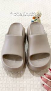 STOMPION Korean Wedge Sandals For Women With High Heels Women Fashion EVA Thick-Soled Slippers