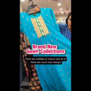 Madanikas Two-Tone Rayon Anarkali with Sequin & Mukaish Work ME Series