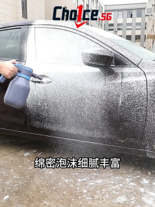 Cordless Electric Foam Sprayer Wide Spray Coverage For Cars Windows Kitchen Cleaning