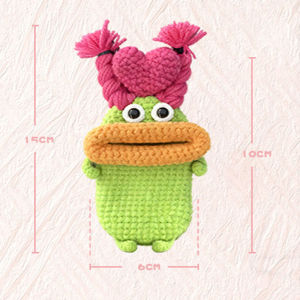 Thick Lips Monsters Pull Type Keys Bag Hand Knitting Keys Wallets Funny Car Keys Sleeve Cases Housekeepers Keys Holder