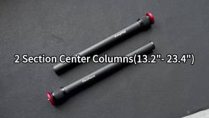 Aluminium Handheld Adjustable Tripod Center Column Mount Monopod Extension Rod for DSLR SLR Cameras Gimbal Extender Bar Tube